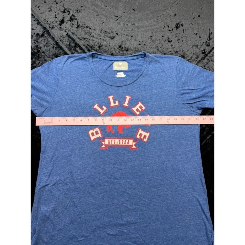 Buffalo Bills Fanatics Womens XL BILLIEVE AFC East Division T Shirt Blue NFL - Picture 6 of 7
